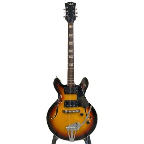 (BRUGT) DIA E-335 style Vintage Guitar